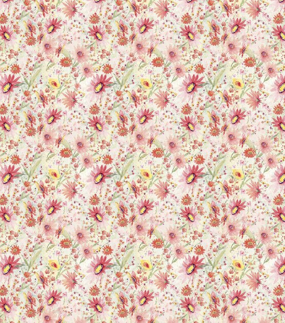 Garden Buzz Small Pack Flower Cotton Fabric Sold by the Yard